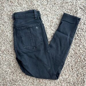 Rag & Bone Black Skinny Jeans Stretchy Denim